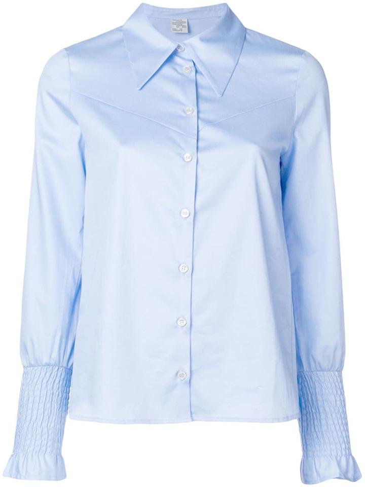 Baum Und Pferdgarten Elasticated Sleeve Shirt - Blue
