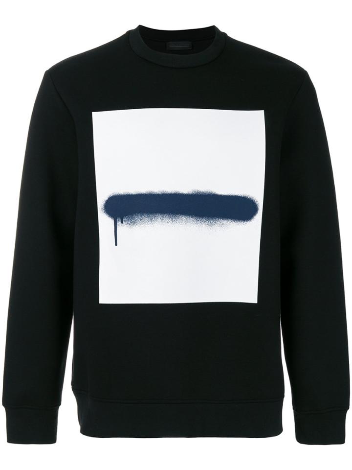 Diesel Black Gold Grafitti Front Sweatshirt