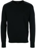 Belstaff Quilted Shoulder Detail Sweatshirt - Black