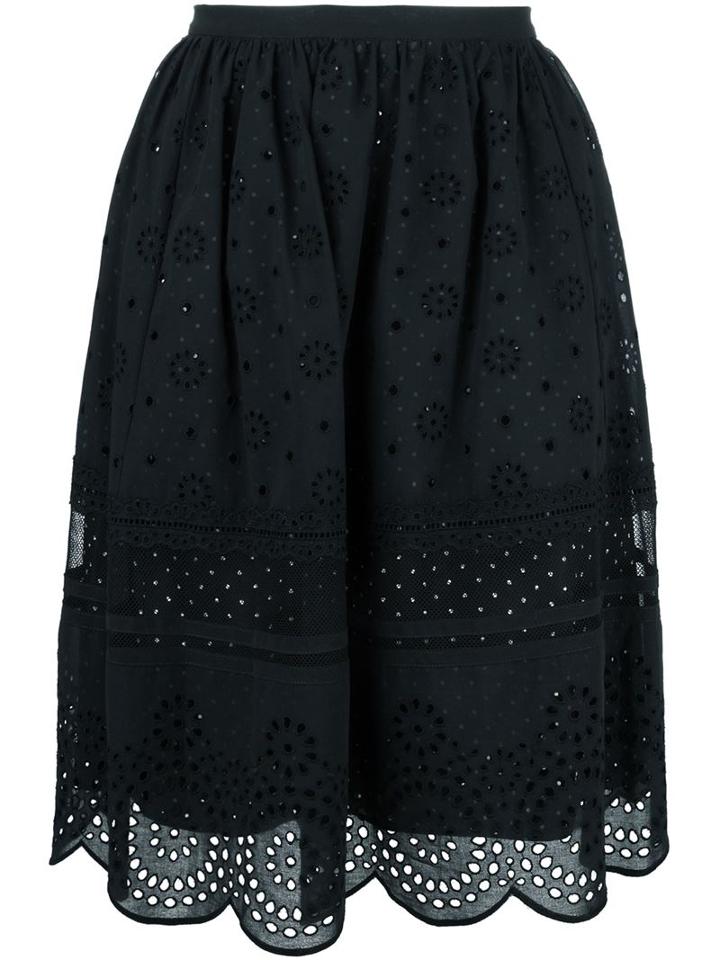 Marc By Marc Jacobs Broderie Anglaise Scalloped Skirt