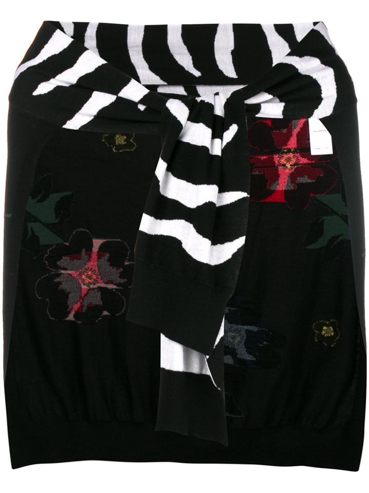 Sonia Rykiel Floral Print Pullover - Black