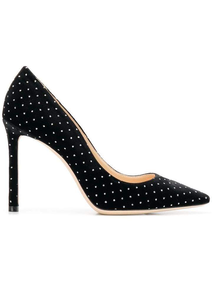 Jimmy Choo Romy Polka Dot Pumps - Black