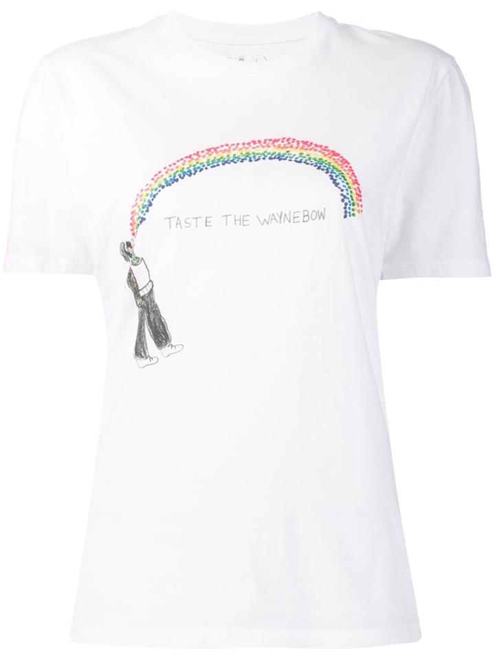 Unfortunate Portrait 'taste The Waynebow' T-shirt, Women's, Size: Small, White, Cotton