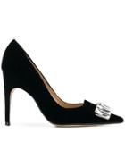 Sergio Rossi Embellished Pumps - Black