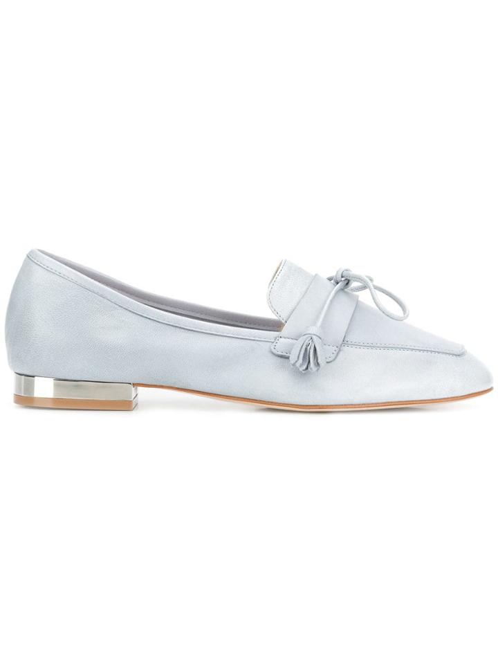 Anna Baiguera Tassel Embellished Loafers - Natur Cielo