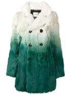 Each X Other Gradient Effect Coat - White