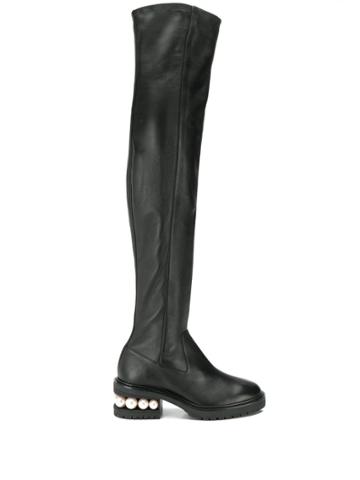Nicholas Kirkwood Casati Pearl Otk Boots - Black