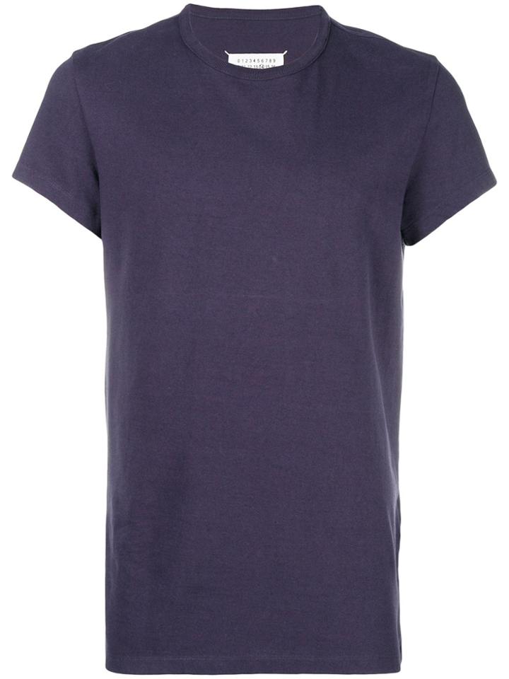 Maison Margiela Basic Round Neck T-shirt - Blue