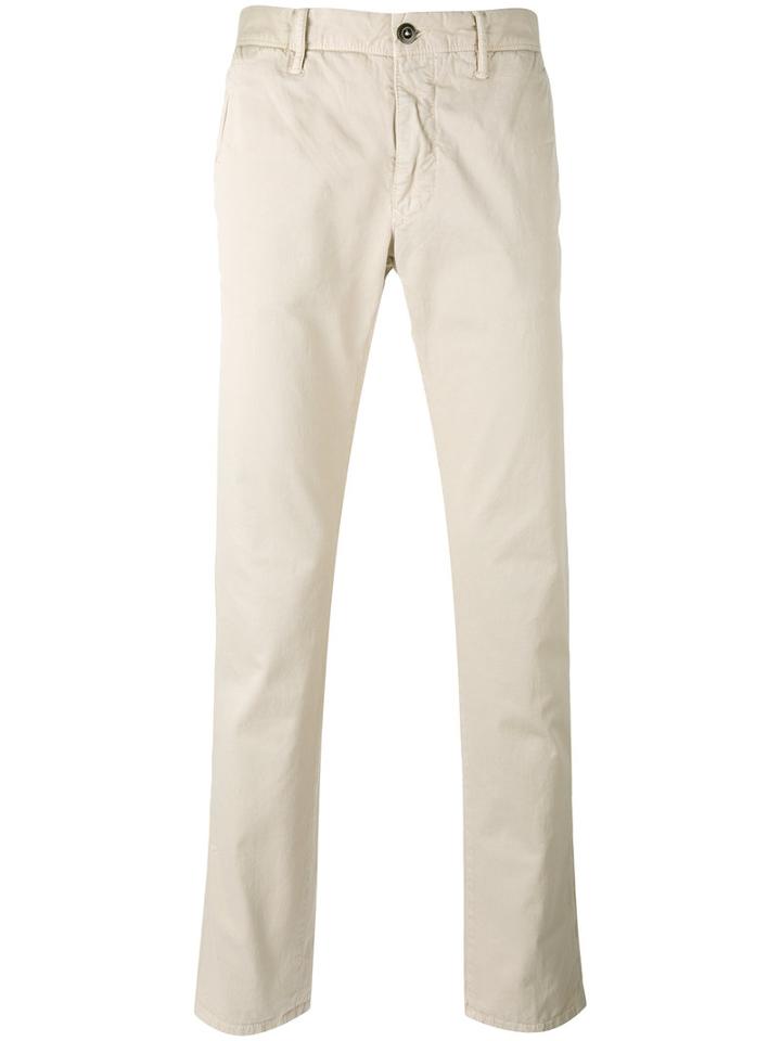 Incotex - Slim-fit Chino Trousers - Men - Cotton/spandex/elastane - 40, Nude/neutrals, Cotton/spandex/elastane