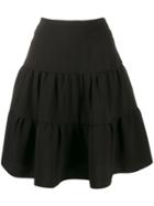 Chloé Tiered Skirt - Black