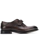 Ermenegildo Zegna Xxx Buckled Oxford Shoes - Brown