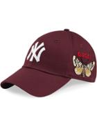 Gucci Baseball Cap With Ny Yankees&trade; Patch - Red