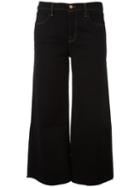 J Brand 'cropped Over' Jeans, Women's, Size: 29, Black, Cotton/polyurethane