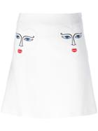 Vivetta Istrice Skirt, Women's, Size: 36, White, Polyester/spandex/elastane/cotton/cupro