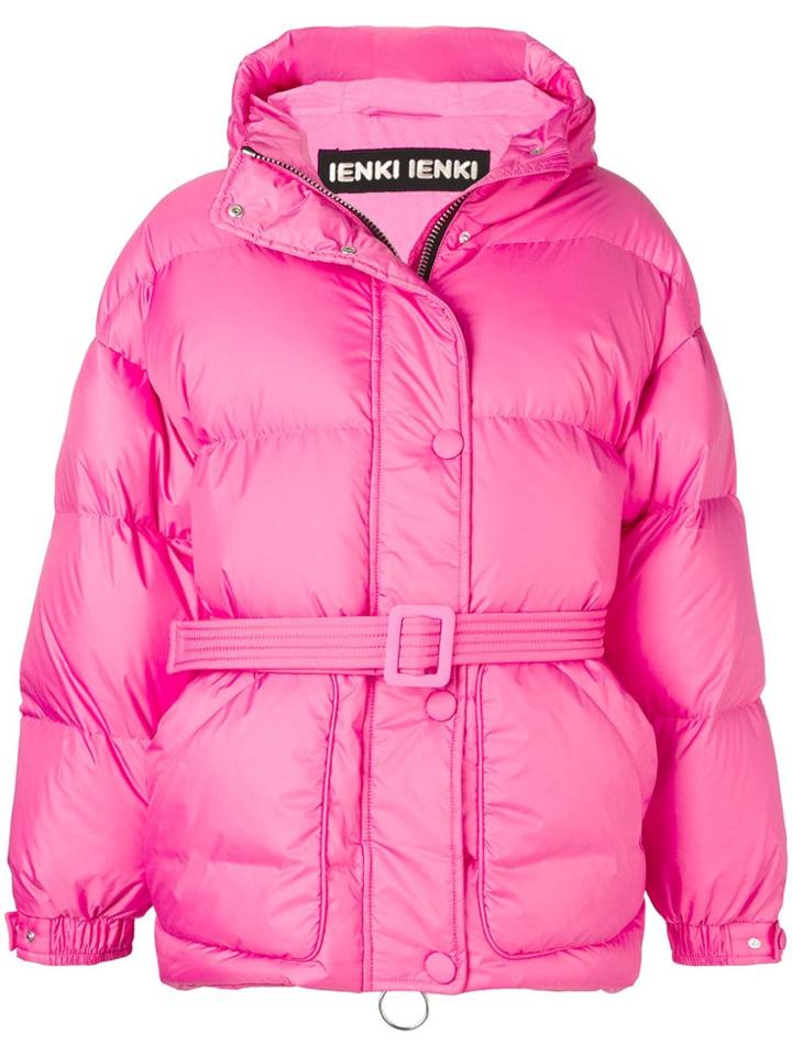 Ienki Ienki Belted Down Jacket - Pink