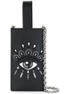 Kenzo Embroidered Eye Crossbody Bag - Black