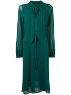 Ps By Paul Smith Longsleeved Sheer Dress - Green