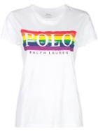 Polo Ralph Lauren Pride Logo Graphic T-shirt - White