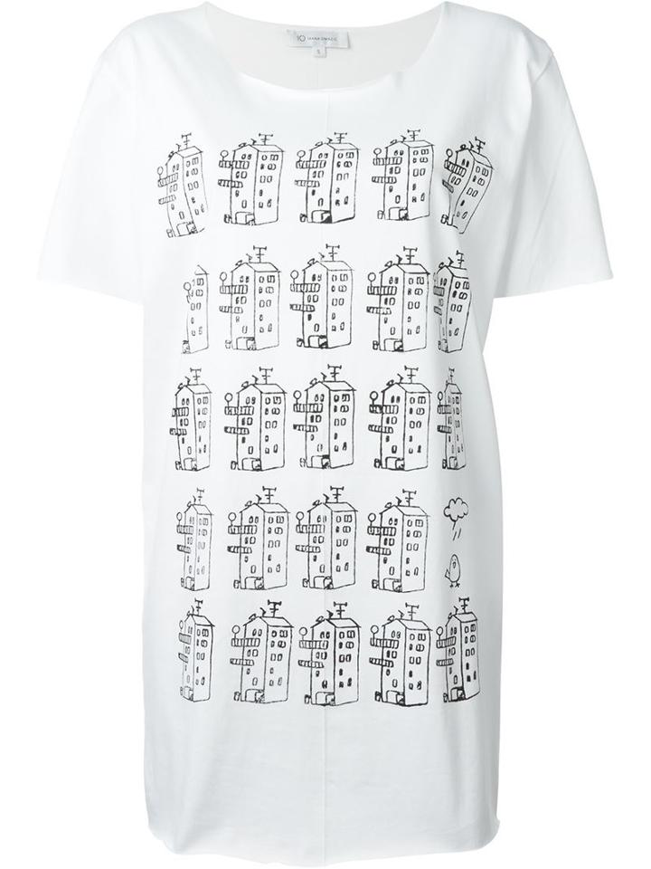 Io Ivana Omazic Drawing Print Tunic T-shirt