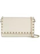 Valentino Valentino Garavani Rockstud Chain Wallet - Neutrals