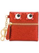 Anya Hindmarch Circulus Eyes Metallic Coin Purse - Yellow & Orange