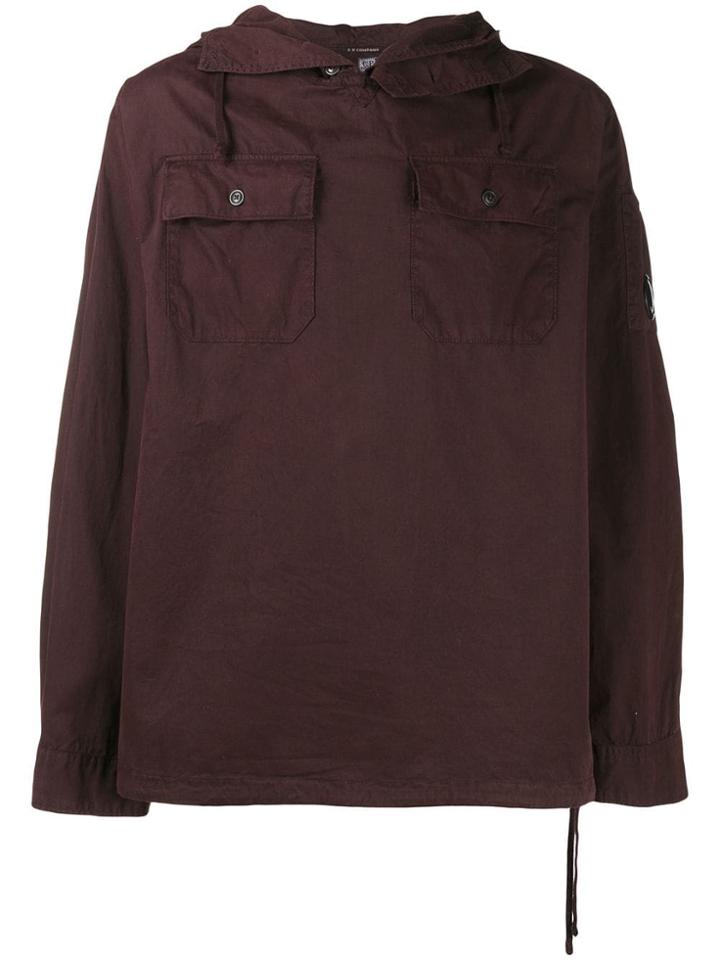 Cp Company Overhead Hooded Jacket - Red