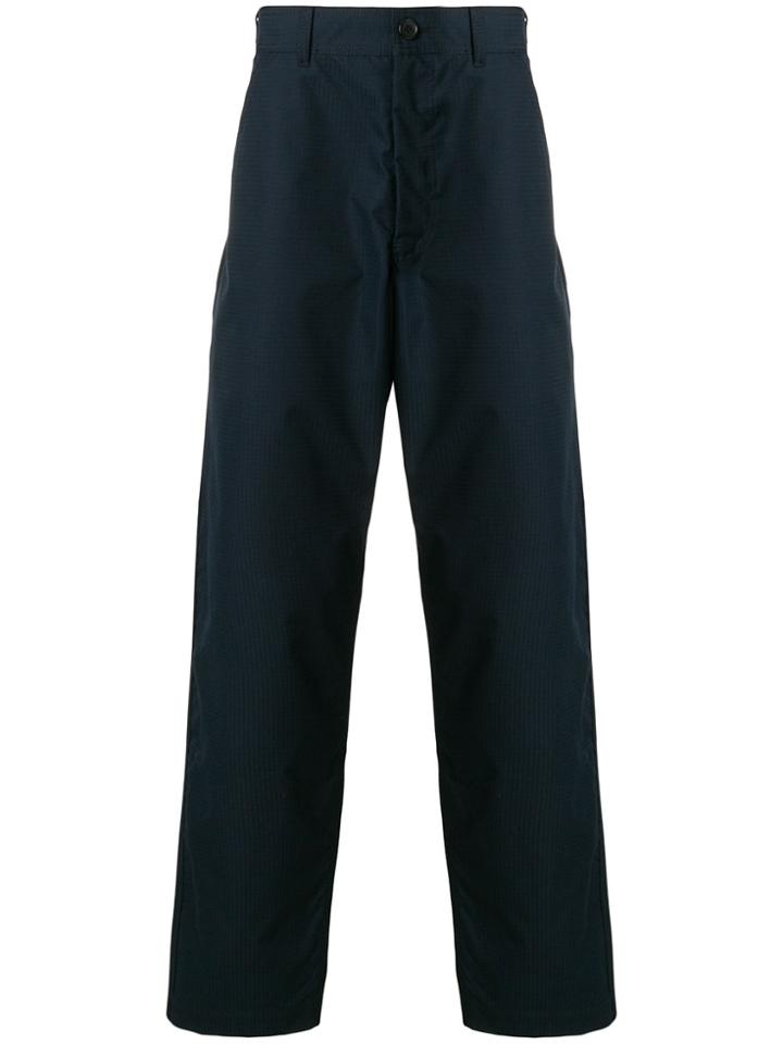 Comme Des Garçons Shirt Wide-leg Trousers - Blue