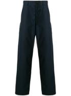 Comme Des Garçons Shirt Wide-leg Trousers - Blue