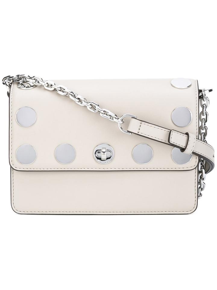 Michael Michael Kors - Metallic Cross-body Bag - Women - Leather - One Size, Women's, Nude/neutrals, Leather