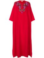 Emilio Pucci Embellished Maxi Dress - Red