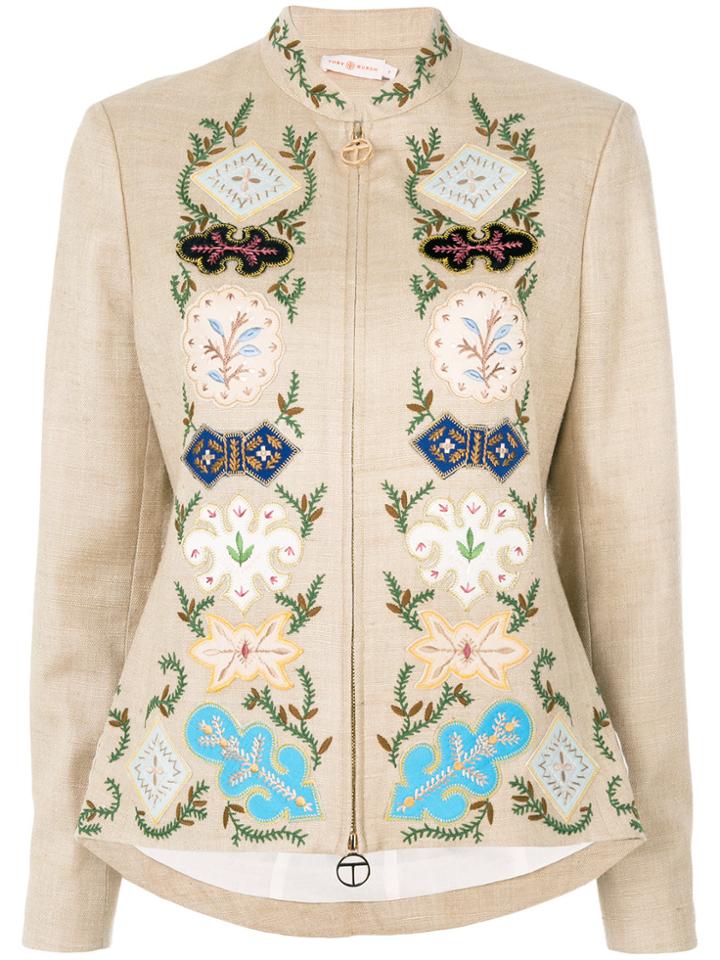 Tory Burch Damian Jacket - Nude & Neutrals