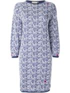 Krizia Vintage Geometric Print Knit Dress