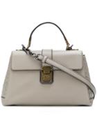 Bottega Veneta Structured Tote Bag - Grey