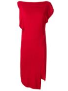 Vivienne Westwood Anglomania Shore Bow Shoulder Dress - Red