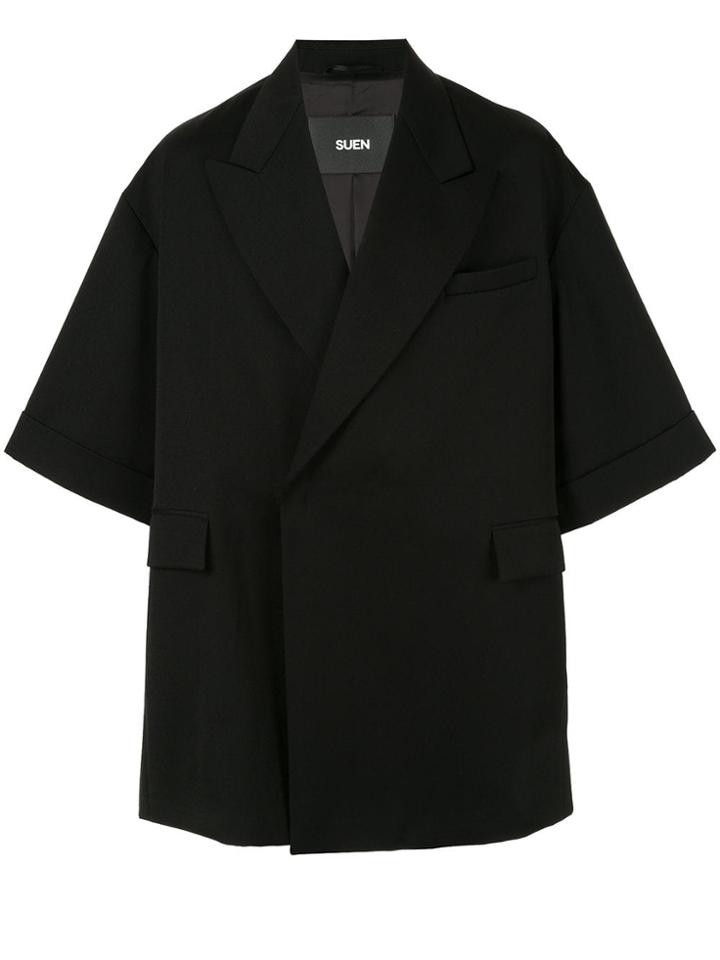 Sean Suen Oversized Blazer - Black