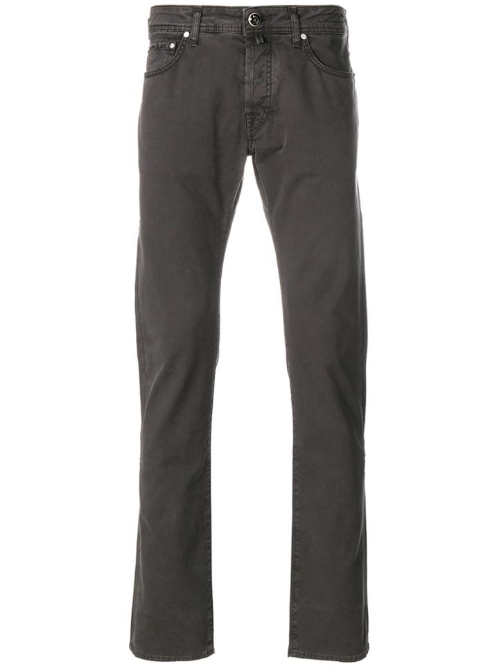 Jacob Cohen Slim Fit Trousers - Brown