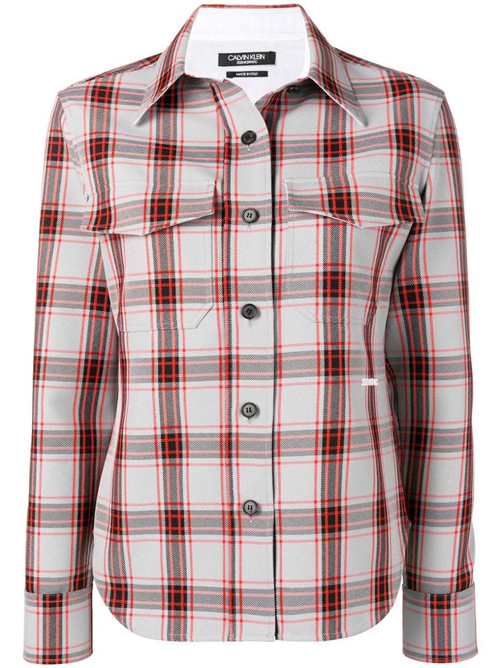 Calvin Klein 205w39nyc Checked Shirt - Red