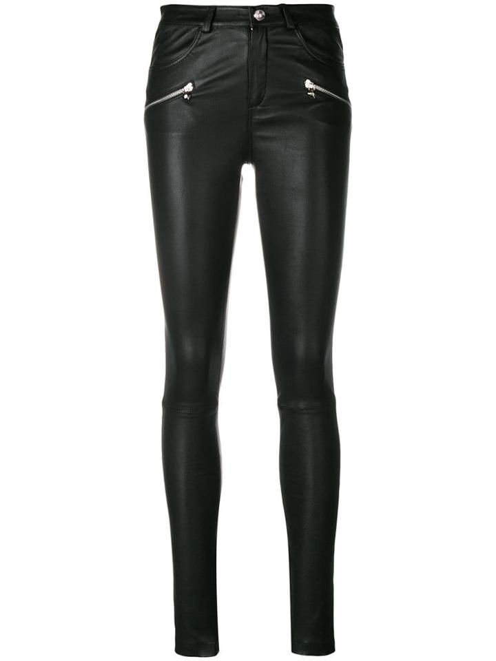 Philipp Plein Long Bastor Trousers - Black