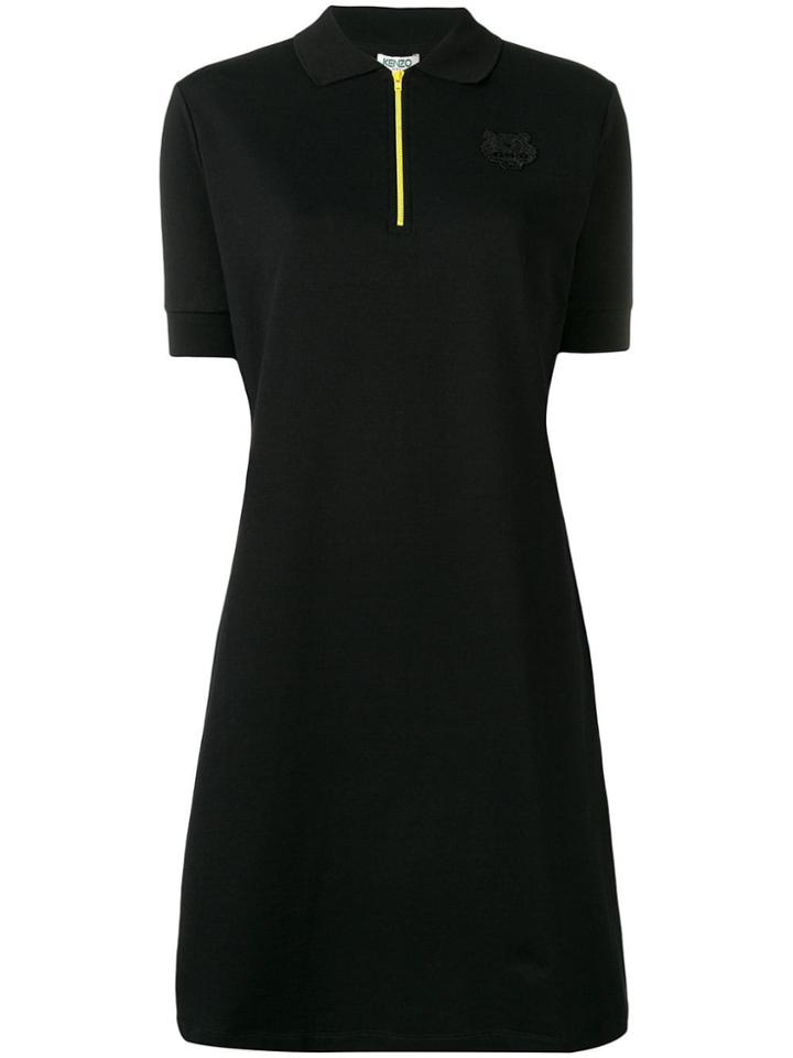 Kenzo Tiger Motif Dress - Black