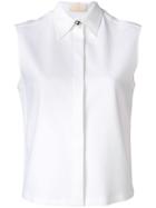 Sara Battaglia Sleeveless Blouse - White