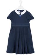 Familiar Pleated Dress, Girl's, Size: 9 Yrs, Blue
