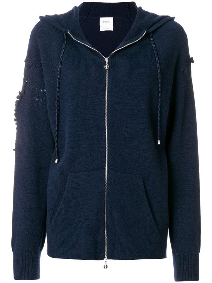 Barrie Romantic Timeless Cashmere Hoodie - Blue
