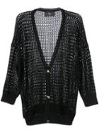 Maison Olga - 'wapixiana' Cardigan - Women - Polyamide/viscose - 0, Women's, Black, Polyamide/viscose