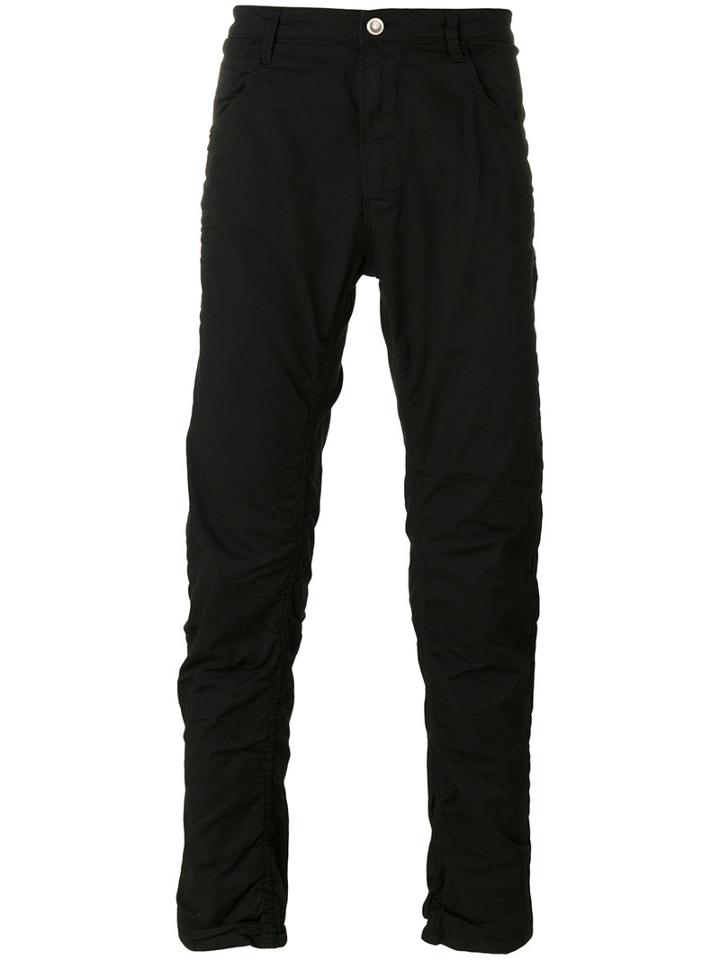 Poème Bohémien - Slim-fit Trousers - Men - Cotton/spandex/elastane - 52, Black, Cotton/spandex/elastane