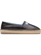 Prada Glacé Espadrilles - Black