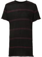 Amiri Double Stripe T-shirt, Men's, Size: Large, Black, Cotton/cashmere