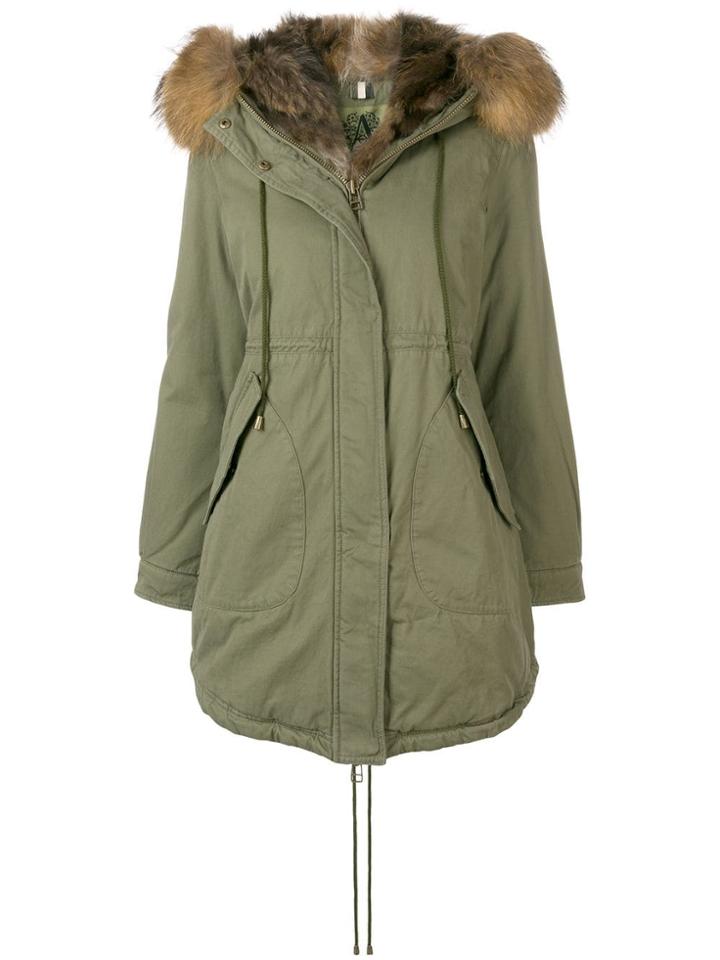 Alessandra Chamonix Hooded Parka Coat - Green