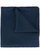 Salvatore Ferragamo All-over Logo Patterned Scarf - Blue