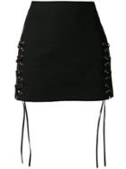 Helmut Lang Laced Mini Skirt - Black