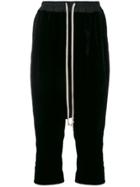 Rick Owens Low Rider Cropped Trousers - Black